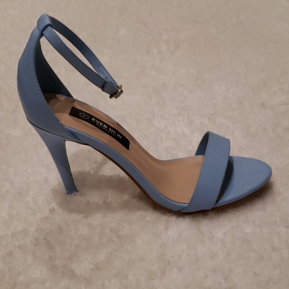 Ever New blue skinny strap heels - Picture 3 of 7